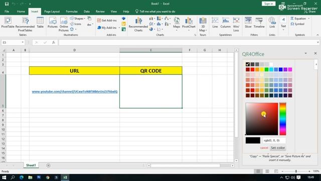 How to Create a QR Code in Excel I How to generate QR Code in Excel I Subha Academy смотреть онлайн