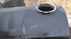 Канализация нашего дома /как мы емкость закапывали и утепляли