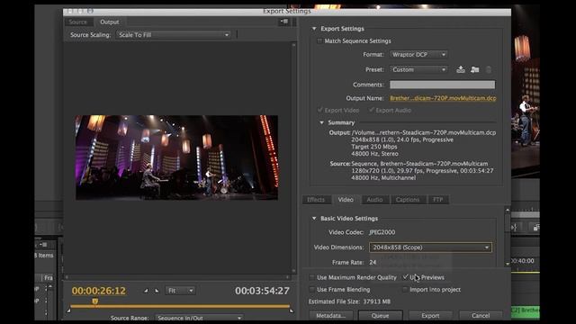 How to export DCP with Adobe Media Encoder смотреть онлайн