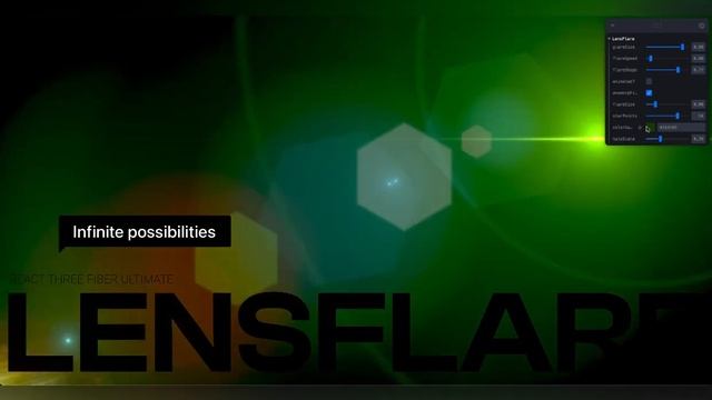 [ Ultimate Lens Flare ] React Three Fiber Post processing смотреть онлайн