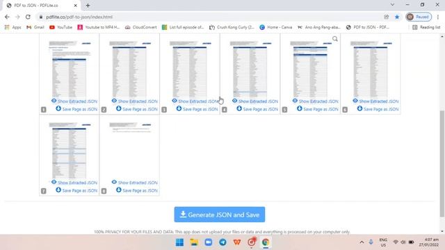 PDFto JSON with PDFlite смотреть онлайн