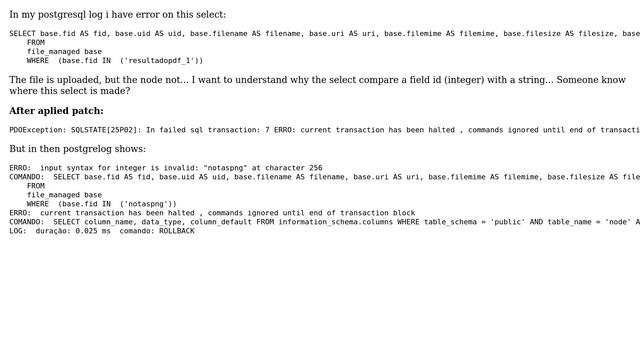 DRUPAL 7.33 - When i try to save a node with upload, i receive website encountered unexpected... смотреть онлайн