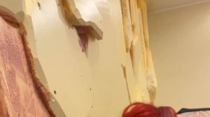 Имитация скалы в спальне / 1 часть #скала #имитациякамня #камень #ремонт #ремонтсвоимируками