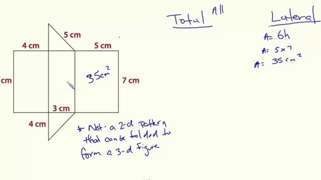 Lateral and Total Surface Area- Triangular Prism смотреть онлайн