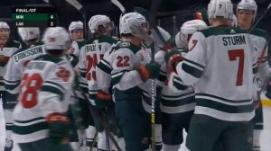 Первый гол Кирилла Капризова в НХЛ