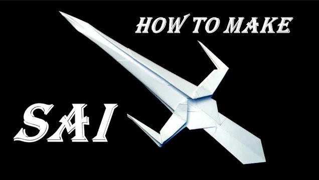 Как сделать САЙ из бумаги. Оружие Рафаэля из черепашек ниндзя.mp4 смотреть онлайн