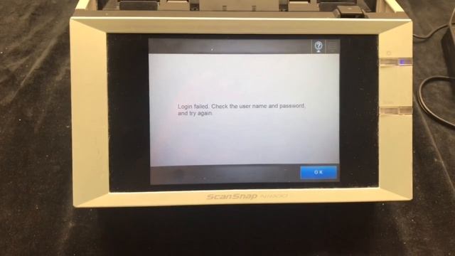 Fujitsu ScanSnap N1800 Factory Reset смотреть онлайн