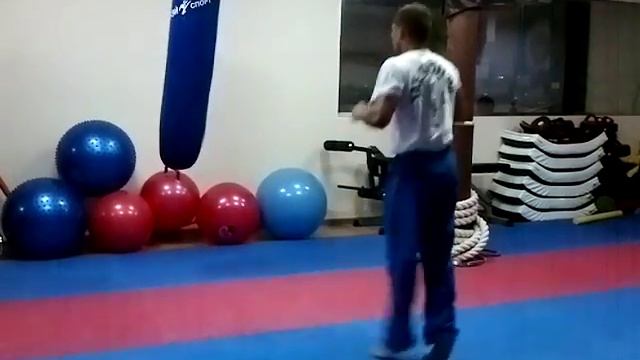 Леонов Александр 5дан Таеквондо ИТФ Тренировка с мешком часть1 // Taekwondo ITF Aleksander Leonov смотреть онлайн