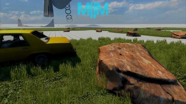 BeamNG Ford Crown Victoria 1987 Crash Test M||M смотреть онлайн