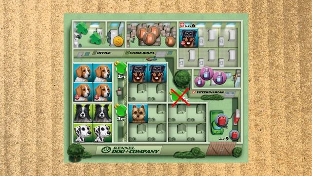 Dogs from Gray Mass Games - Kickstarter Preview with Cardboard Stacker смотреть онлайн
