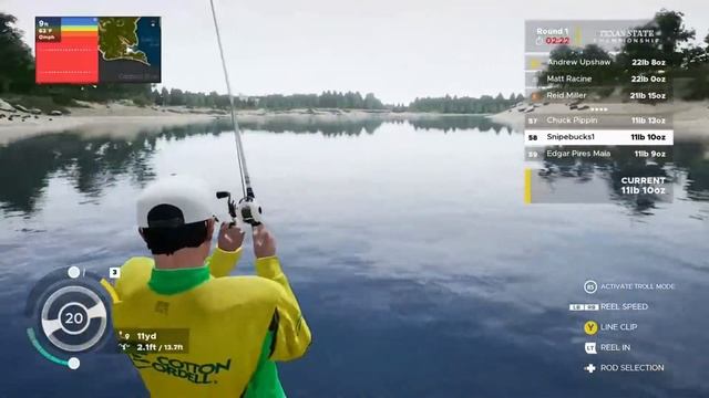 (Fishing Sim World) Texas State Championship Bass Tournament (58lb Bag) 1st Place смотреть онлайн
