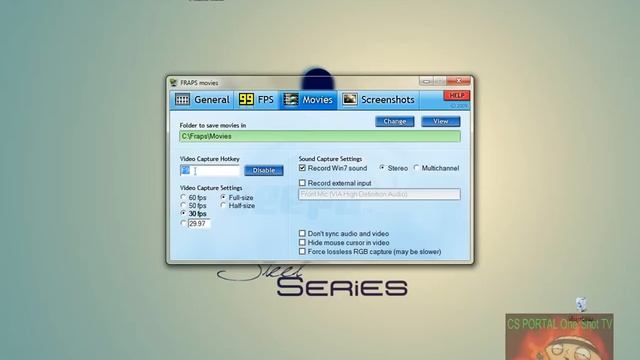 Установка Fraps и его настройка!!