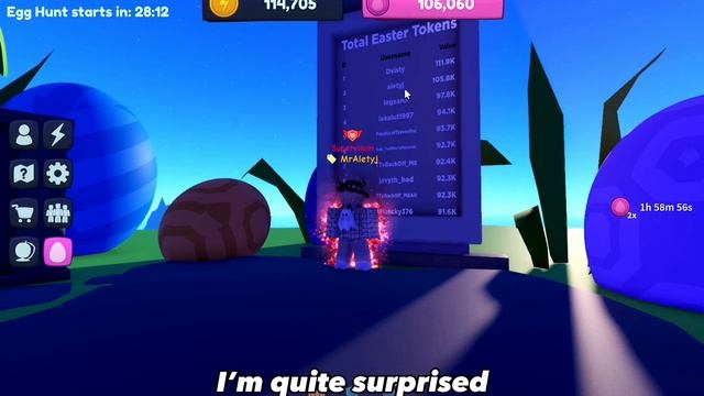 I COMPLETED All the Easter Quests and got #2 on the LB! (Super Power Evolution Simulator) смотреть онлайн