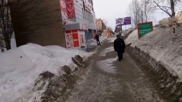 #усинск#прогулкавусинске#коми Усинск. Утренняя прогулка.