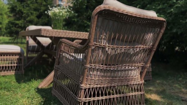 "ALBERT" набор плетеной мебели из искусственного ротанга для террасы