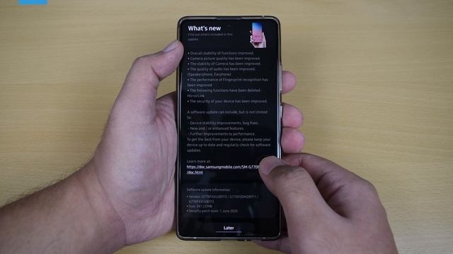 Samsung Galaxy S10 Lite-June update |Bug Fixes & Improvements| смотреть онлайн