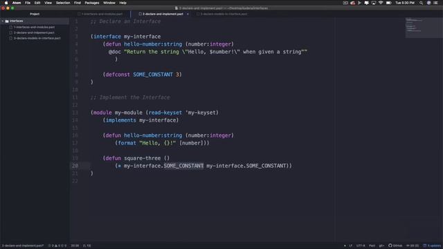 Pact Tutorials - Interfaces with Pact - Intermediate 04 смотреть онлайн