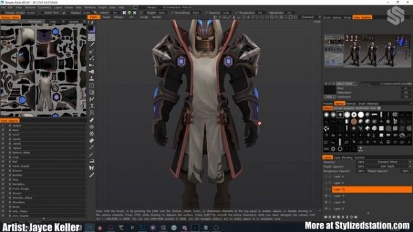 Creating Blizzard-Style Characters - Hand Painted Textures Character Tutorial