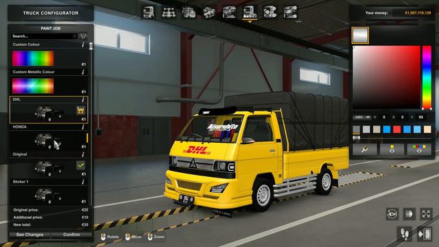 Review Update Mod Mitsubishi Colt L300 ETS2 смотреть онлайн