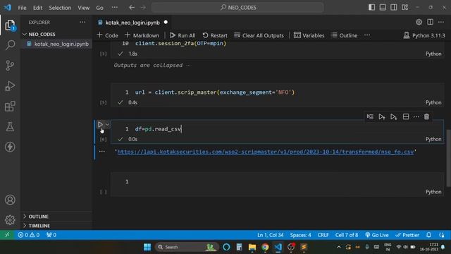 Kotak Neo API Integration Part -1 #KotakNeoAPI #TradingIntegration #PythonSDK смотреть онлайн