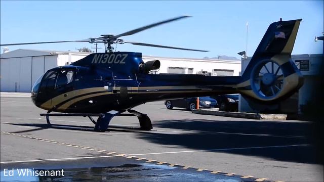 Airbus EC130 Executive Helicopter Landing At Van Nuys Airport (N130CZ) H130 (Crashed On 02-09-2024)