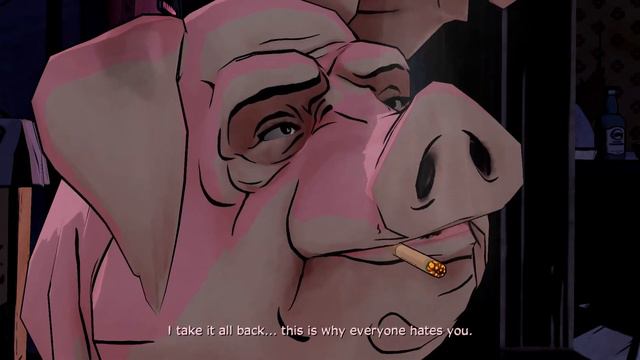 Let's Play The Wolf Among Us: Episode 1 - Part 2 (Colin the pig and Snow) смотреть онлайн