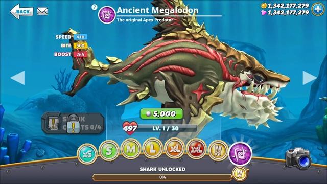 Megalodon Hiu Terbesar! - Hungry Shark World