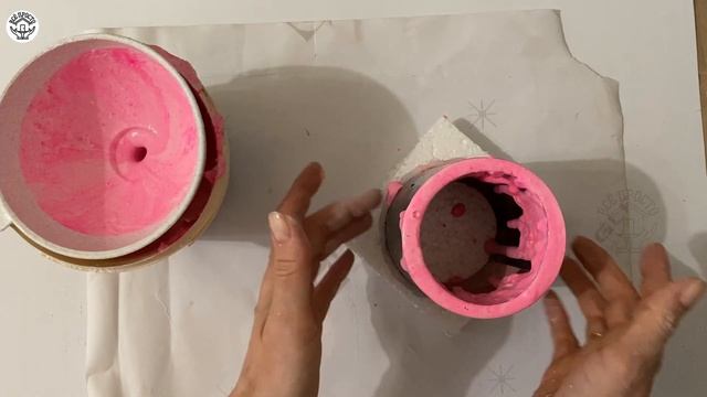 Красивый ПОДСВЕЧНИК из ГИПСА своими руками | Поделки | Plaster candle holder with your own hands смотреть онлайн