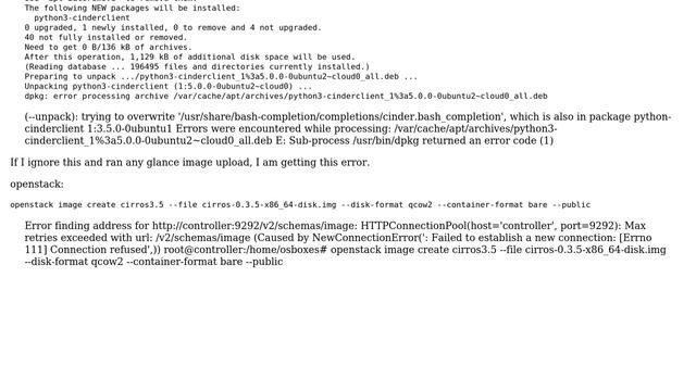 DevOps & SysAdmins: glance is not getting installed with depedencies on ubuntu смотреть онлайн
