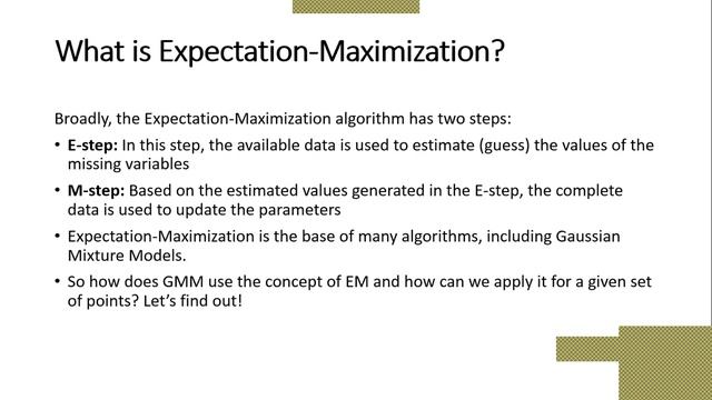 Part3: Expectation Maximization and Gaussian Mixture Models смотреть онлайн