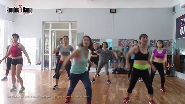 Zumba Aerobic dance workout for beginners l Aerobic dance workout easy steps l Aerobic Dance смотреть онлайн