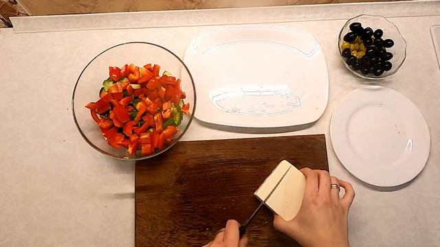 свежий салат с творожным сыром...ну очень просто!!!!! смотреть онлайн