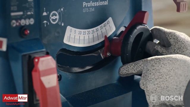 BOSCH GTS 254 table saw | منشار طبلية 1800 وات 80 مم смотреть онлайн
