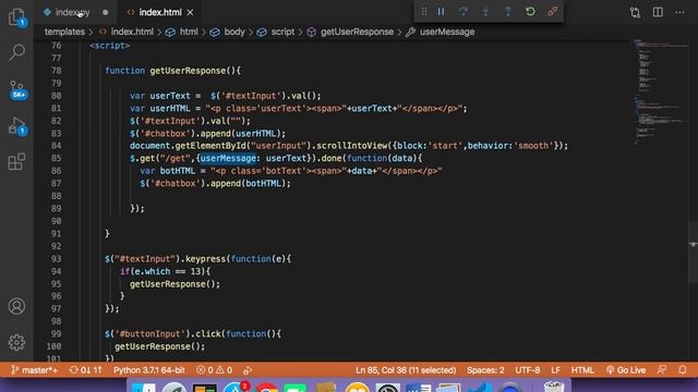 Create Chatbot Using Python Part 22 смотреть онлайн