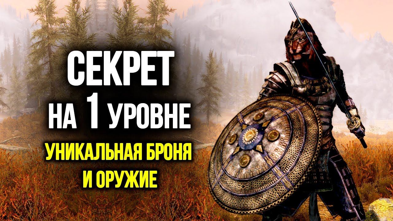 Skyrim Уникальная Броня И Оружие Клинков на 1-ом Уровне ( Секреты 375 ) смотреть онлайн