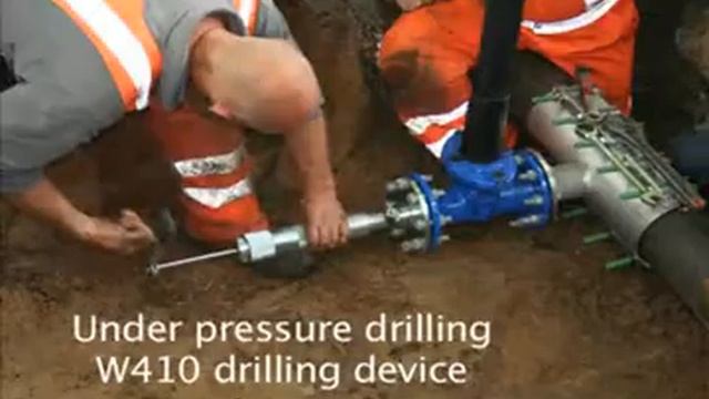 Продукция Georg Fischer Waga: врезка под давлением в трубопровод без сварки и без колодца. смотреть онлайн