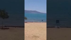 Залив Акбюк . Пляж и зона отдыха .