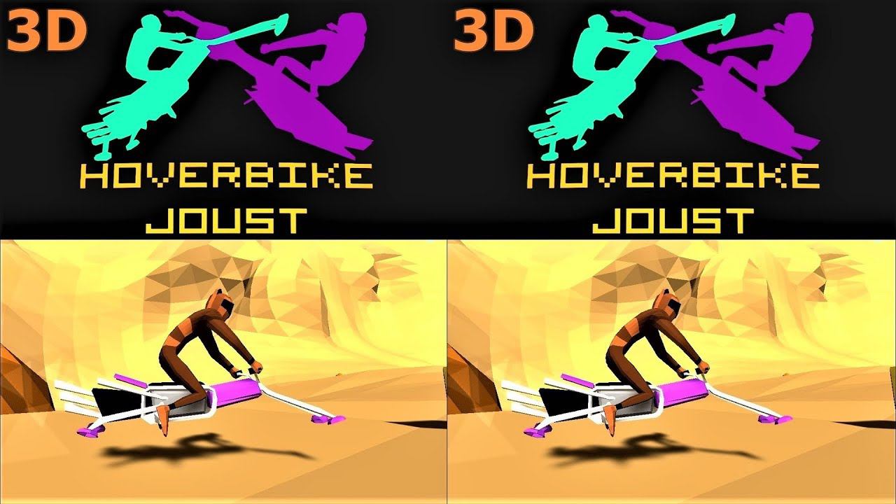 Hoverbike Joust 3D  Video SBS Google Cardboard