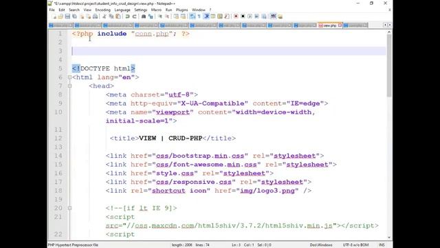 Online School - | PHP and MySQLi CRUD | View Data in Another Page | Part-05 | Bangla Tutorial | смотреть онлайн