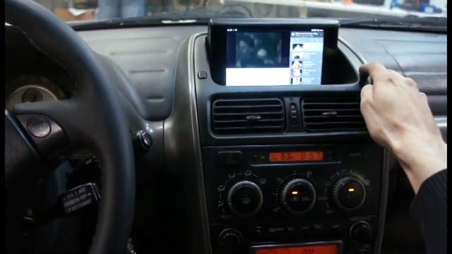 Lexus IS300 - установка Android моторизированного козырька