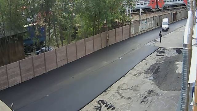 Видео с Купольной IP-камеры IP-L301 Улица день. смотреть онлайн