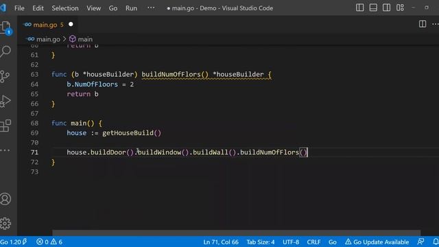 [Golang] Builder | Builder pattern in go | go Builder pattern смотреть онлайн