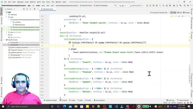 Jetpack Compose -2- Insert Data in Realtime Database using Jetpack Compose | Dr Vipin Classes смотреть онлайн