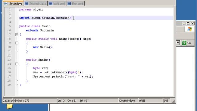 Java tutorial 4 - exceptions, more operators, extending, constructors, packaging PART TWO(of 3) смотреть онлайн