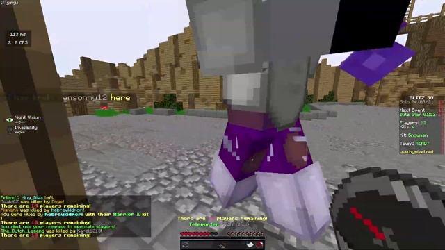 [Blitz survival games] Snowman gameplay смотреть онлайн