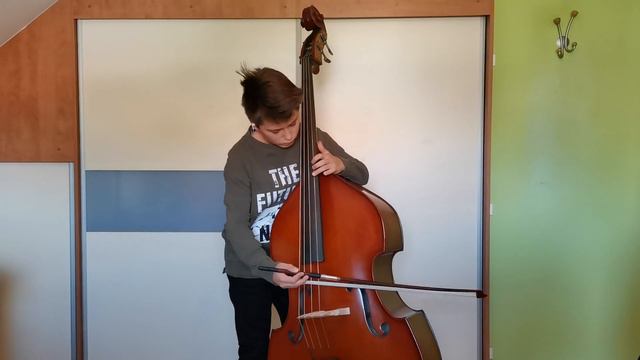 Koncert od doma: Luka Srebre, kontrabas, 6. razred; J.S.Bach: Menuet. смотреть онлайн