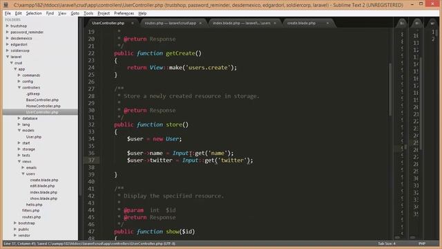 Aprendiendo Laravel: Creación de un CRUD смотреть онлайн