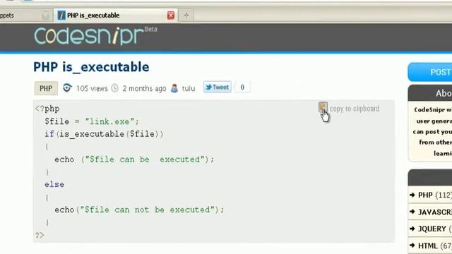 PHP Tutorial : PHP is executable смотреть онлайн