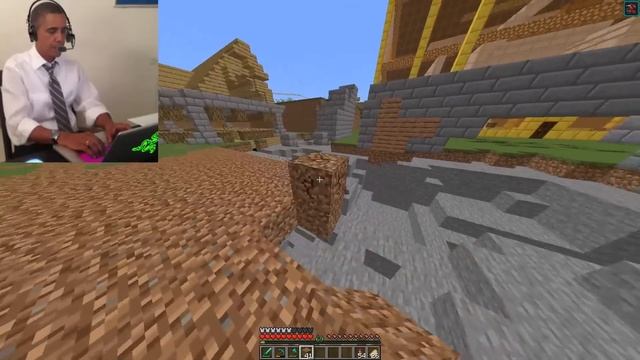 US Presidents Play Minecraft 22 смотреть онлайн