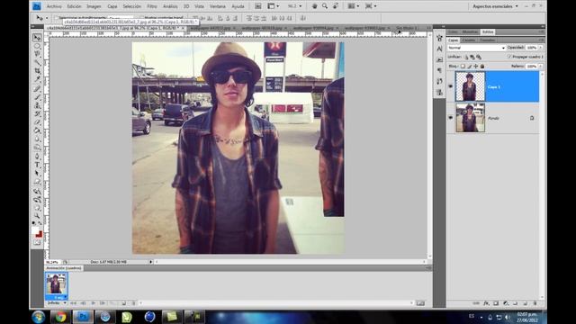 Como hacer un GIF/ Photoshop Cs4. смотреть онлайн